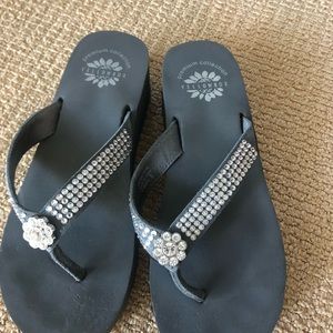 Swarovski Crystal flip flops